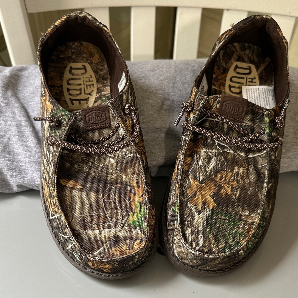 Hey Dude Woodland Camo Loafers
